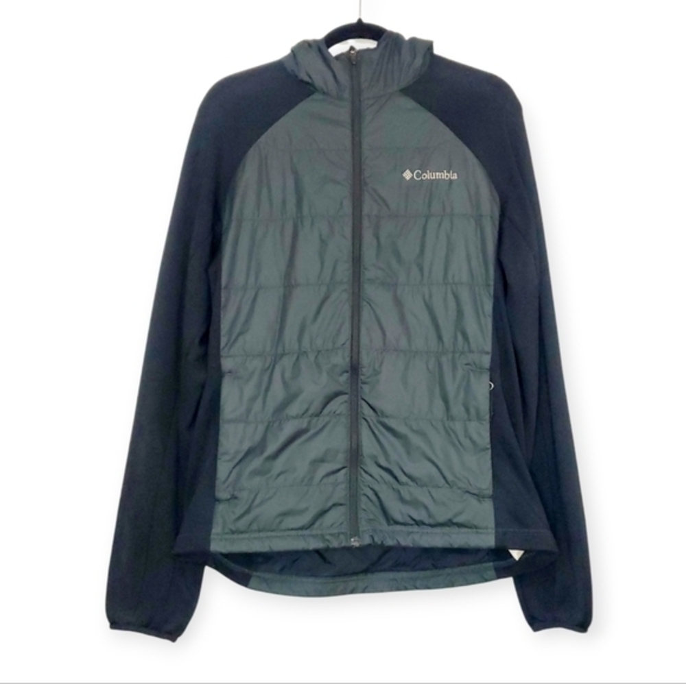 Columbia Men's Black Grey Key Seeker Hybrid Jacket